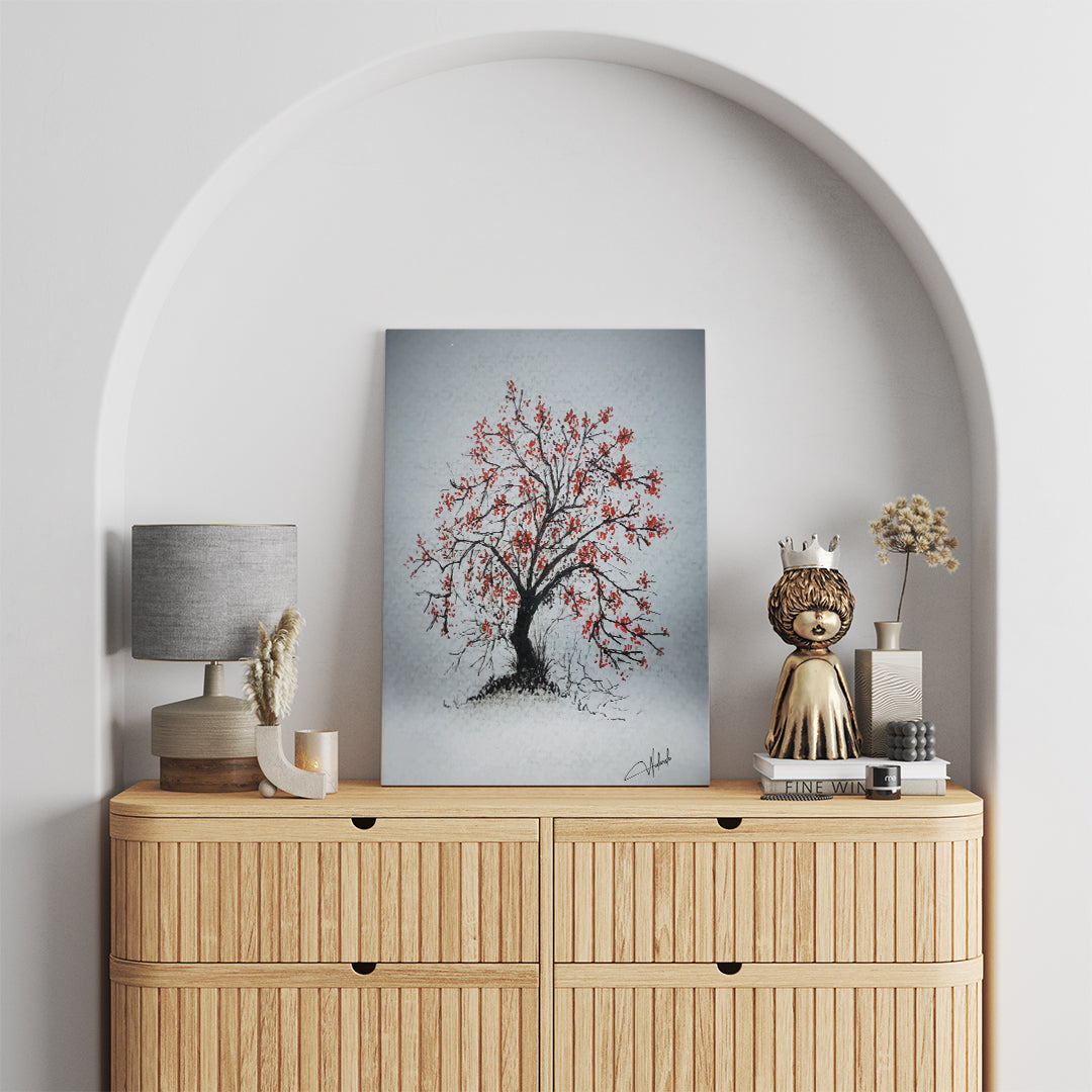 Autumn Whisper – Hand-Illustrated Nature Art Print